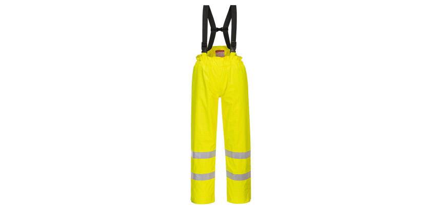 Portwest S781 Pantalone Bizflame Rain foderato - multinorma Hi-Vis