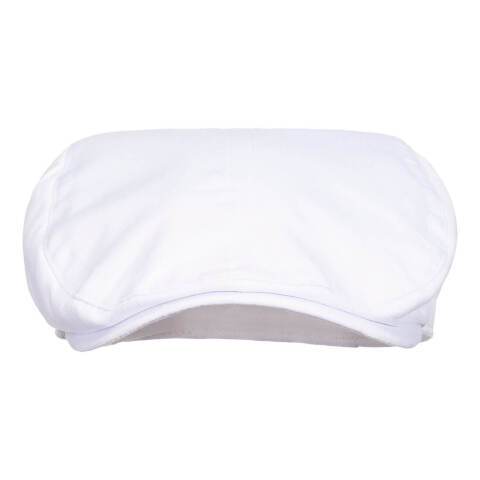 Portwest S906 Gorro de chefs Flat Cap Blanc - Talla S