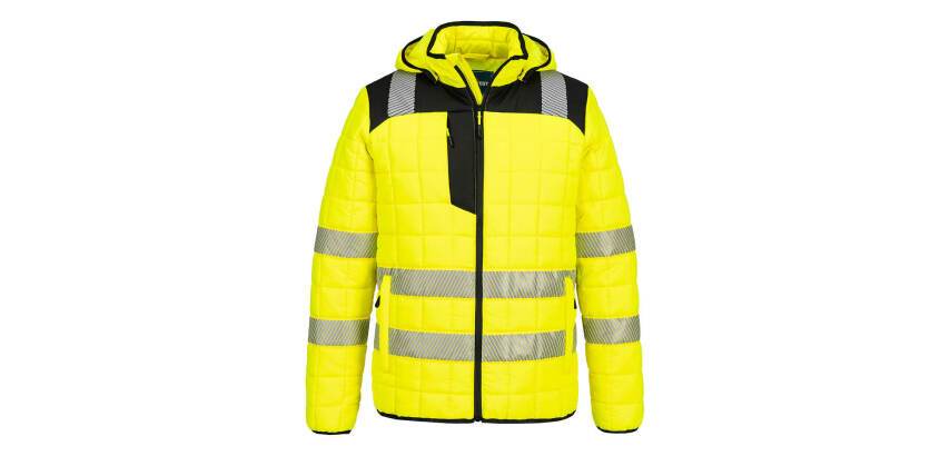 Portwest T165 PW3 HV Baffle Hybrid Jacket