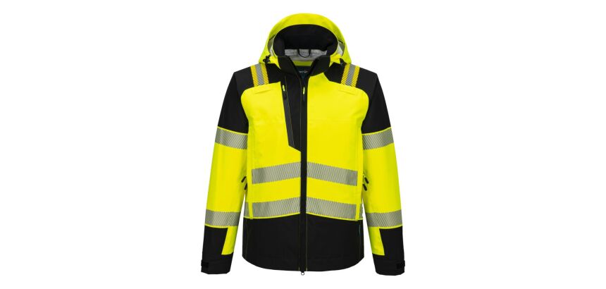 Portwest T166 Giacca impermeabile PW3 Hi-Vis (3L)