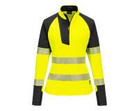 Portwest T173 Felpa da donna con zip 1/4 PW3 Hi-Vis