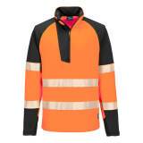 Portwest T172 PW3 Felpa Hi-Vis zip 1/4