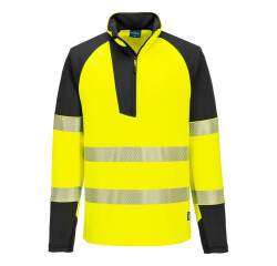 Portwest T172 PW3 Hi-Vis Sweatshirt met 1/4 rits