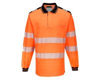 Portwest T184 Polo de alta visibilidad de manga larga PW3