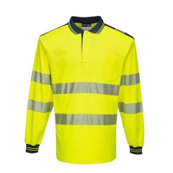 Portwest T184 PW3 Hi-Vis Poloshirt Langemouw