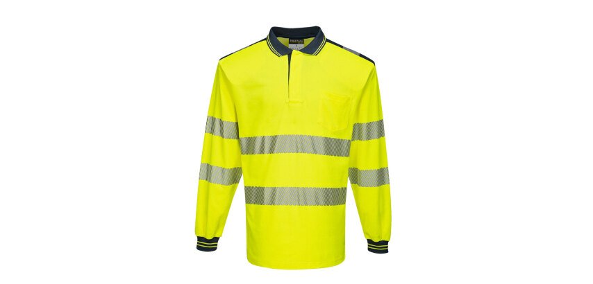 Portwest T184 PW3 Hi-Vis Poloshirt Langemouw