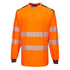 Portwest T185 PW3 T-Shirt manica lunga Hi-Vis