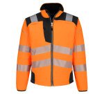 Portwest T402 Softshell Haute-Visibilité PW3 Orange/Noir - Taille XXXL