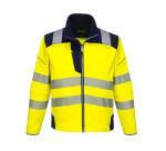 Portwest T402 Softshell Haute-Visibilité PW3 Jaune/Marine - Taille XXL