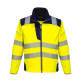 Portwest T402 Softshell Haute-Visibilité PW3 Jaune/Marine - Taille XS