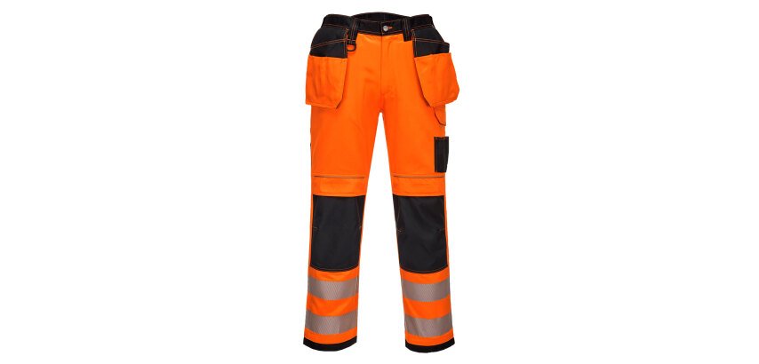 Portwest T501 HV PW3 Pants with Floating Pockets