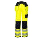 Portwest T501 Pantalon HV PW3 poches flottantes Jaune/Noir - Taille 36 - Standard