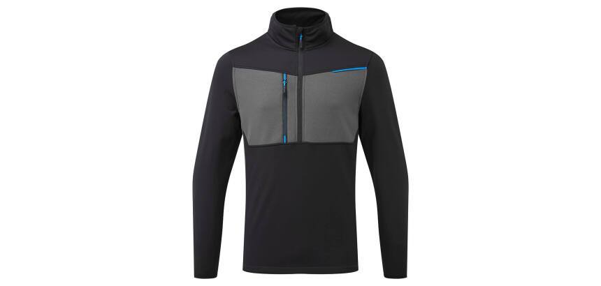 Portwest T755 Forro polar técnico WX3 Half Zip Tech con media cremallera