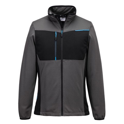 Portwest T756 Forro polar técnico WX3 con cremallera completa Gris Métal - Talla XXXL