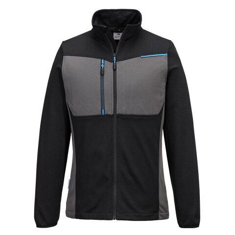 Portwest T756 Forro polar técnico WX3 con cremallera completa Noir - Talla XXXL