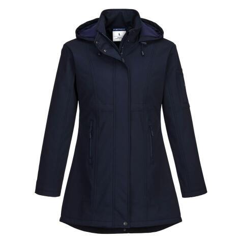 Portwest TK42 Softshell Carla para mujer (3 capas) Marine - Talla XS