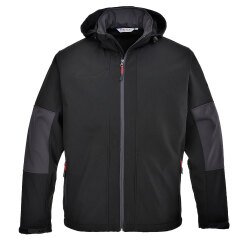 Portwest TK53 Softshell avec capuche (3 couches) Noir - Taille XL