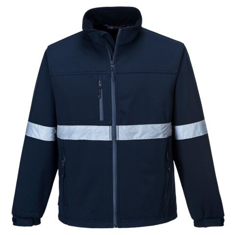 Portwest TK54 Softshell IONA (3 capas) Marine - Talla XXXL