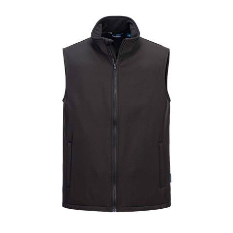 Portwest TK22 Chaleco softshell Print & Promo (2 capas) Noir - Talla S
