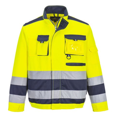Portwest TX50 Cazadora Lille bicolor, de alta visibilidad Jaune/Marine - Talla XXXL