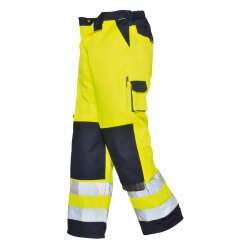 Portwest TX51 Pantalones bicolor de alta visibilidad Lyon