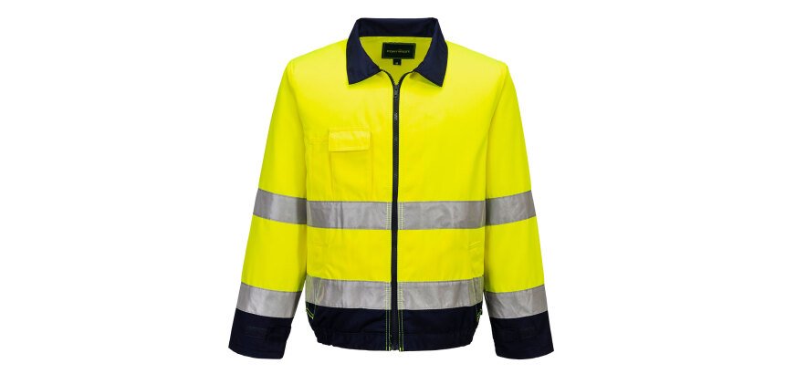 Portwest TX70 Cazadora Madrid bicolor, de alta visibilidad