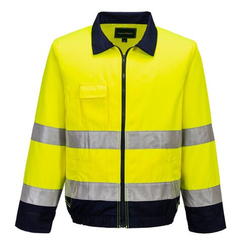 Portwest TX70 Cazadora Madrid bicolor, de alta visibilidad Jaune/Marine - Talla XXXL
