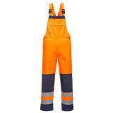 Portwest TX72 Salopette Girona Hi-Vis Orange/Marine - Taglia L