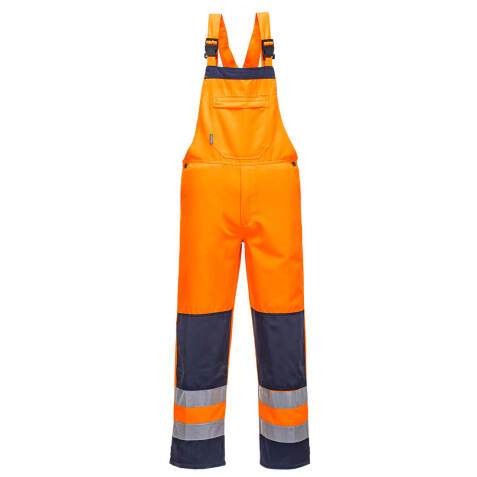 Portwest TX72 Cotte Hi-Vis Girona Orange/Marine - Taille L