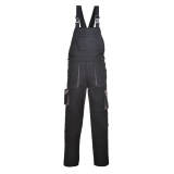 Portwest TX12 Cotte à bretelles Texo Contrast Noir - Taille 4XL