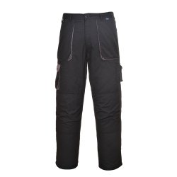 Portwest TX16 Pantalon Texo Contrasté matelassé Noir - Taille XXL - Standard