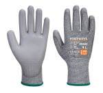 Portwest VA622 MR Anti-Cut PU Coated Vending Glove for vending machines - Grey - Pair - Size XXL