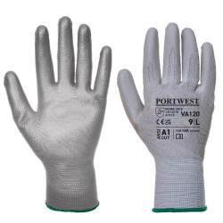 Portwest VA120 Guante Vending con palma de PU Gris - Talla M