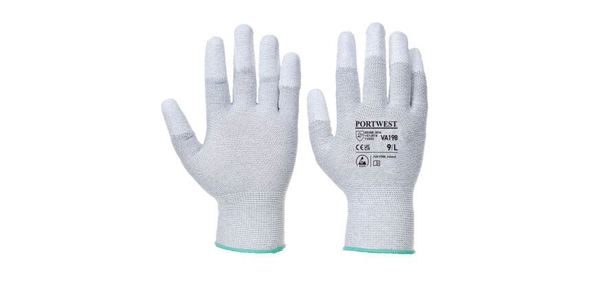 Portwest VA198 Guante antiestático Vending con las puntas cubiertas con PU