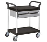 Servante à tiroir 250 kg 3 plateaux / 1 tiroir / 1 coffre