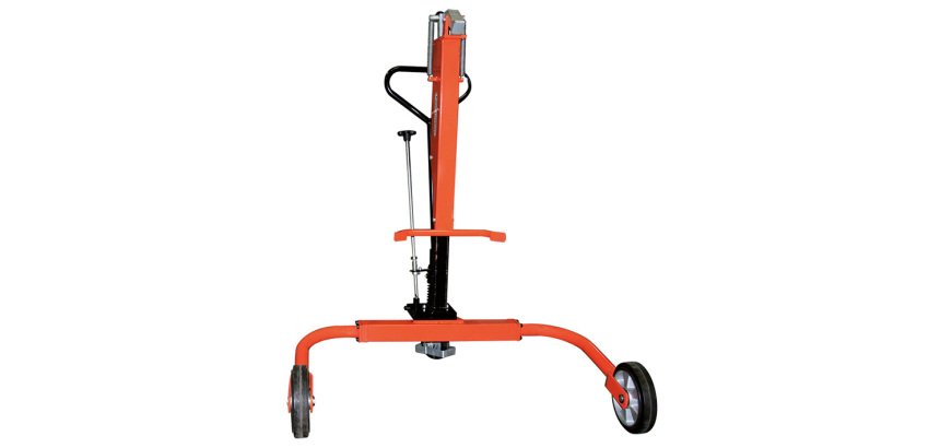Chariot porte-fût 220 litres à rebord 250 kg largeur 860 mm