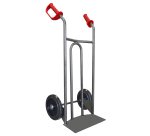 Diable acier incurvé à poignée ouverte DVPO – Capacité 250 kg