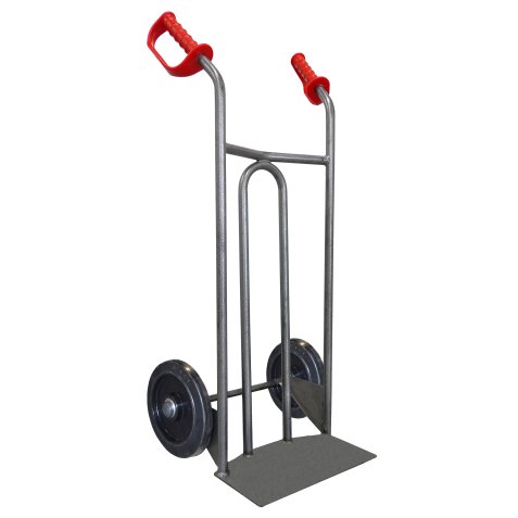 Diable acier incurvé à poignée ouverte DVPO – Capacité 250 kg