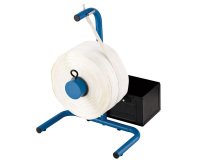 Dévidoir portatif pour feuillard textile