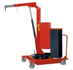 Grue d’atelier porte-à-faux rotative à élévation électrique 500 kg