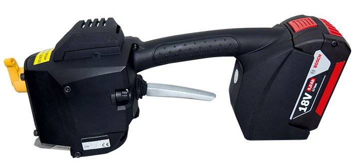 Soudeuse à batterie BOSCH pour feuillard plastique + 1 Batterie lithium 18?V?4?Ah + Chargeur Bosch 30?minutes