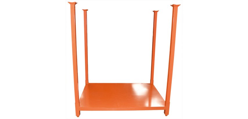 Rack mobile de stockage empilable 1800 kg tôle hauteur des chandelles 914 mm