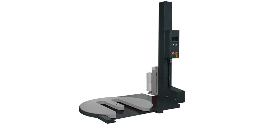 Banderoleuse professionnelle avec plateau en U avec pré-étirage motorisé TMD-P46P-PLUSU