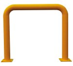 Poteau cylindrique et arceau de protection hauteurs différentes