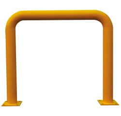 Poteau cylindrique et arceau de protection hauteurs différentes