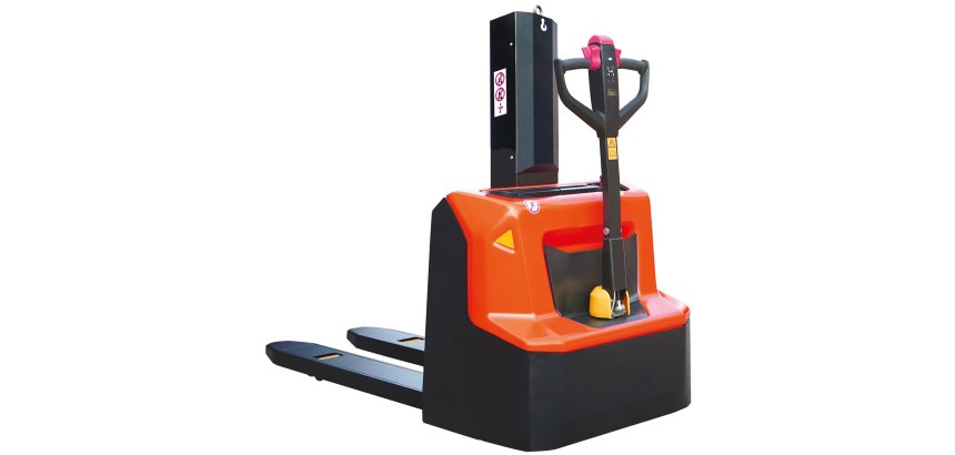 Gerbeur électrique lithium avec mât poutre 1200 kg élévation 800 mm