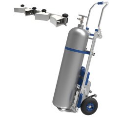 Porte-bouteilles double pour diables électriques DMEG et DCE