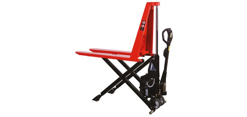 Transpalette électrique haute levée 1000 kg - longueur de fourches 1800 mm