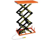 Table élévatrice électrique triple ciseaux 1000 kg