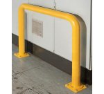 Poteau cylindrique et arceau de protection hauteurs différentes